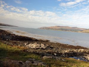 Traveling along a the coast of the island these views were gorgeous