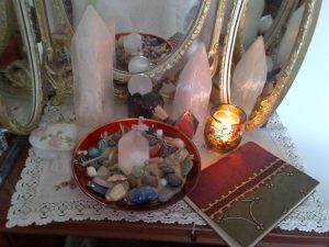 Healing Book. Names of those I send out are held within.