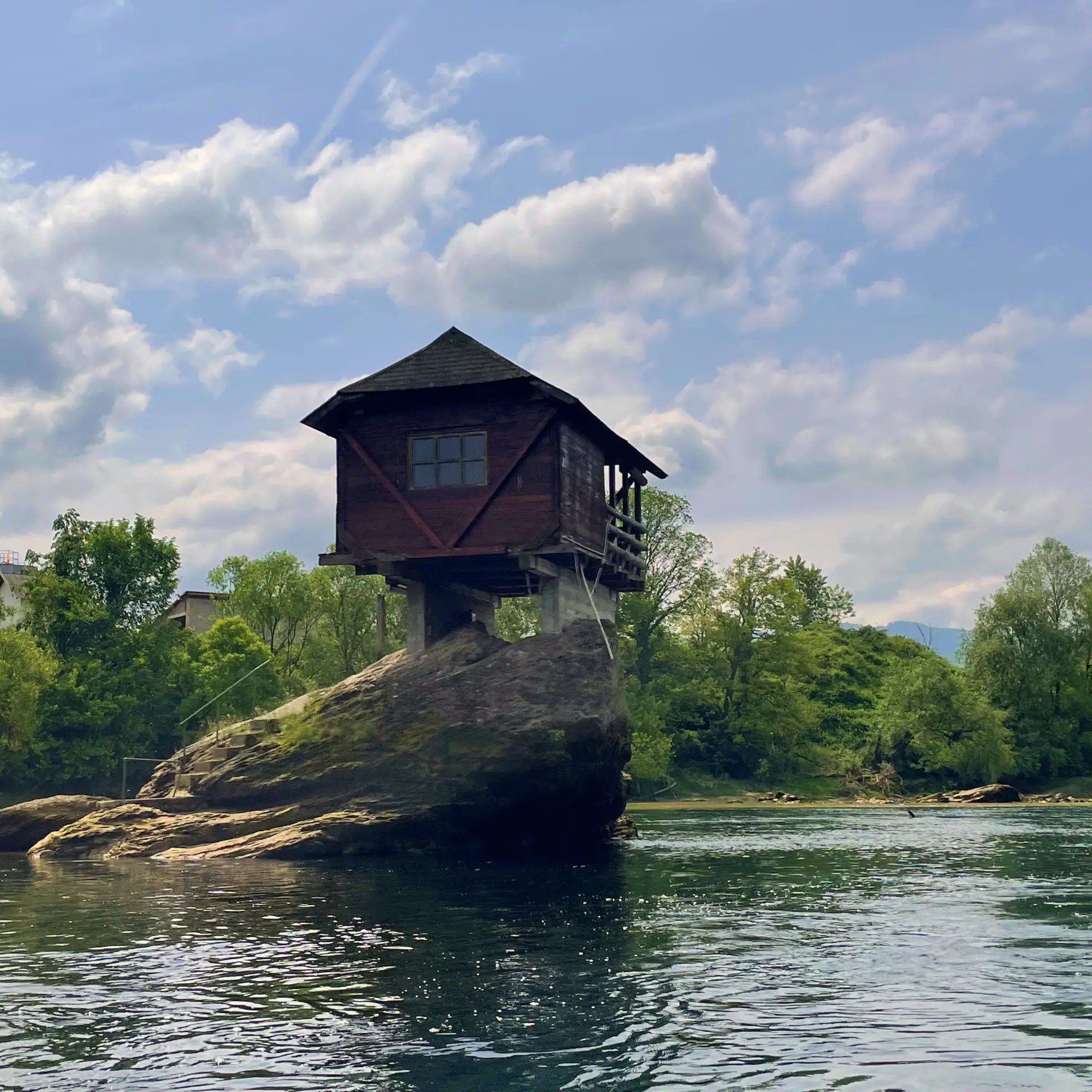 Side Shot Drina River House