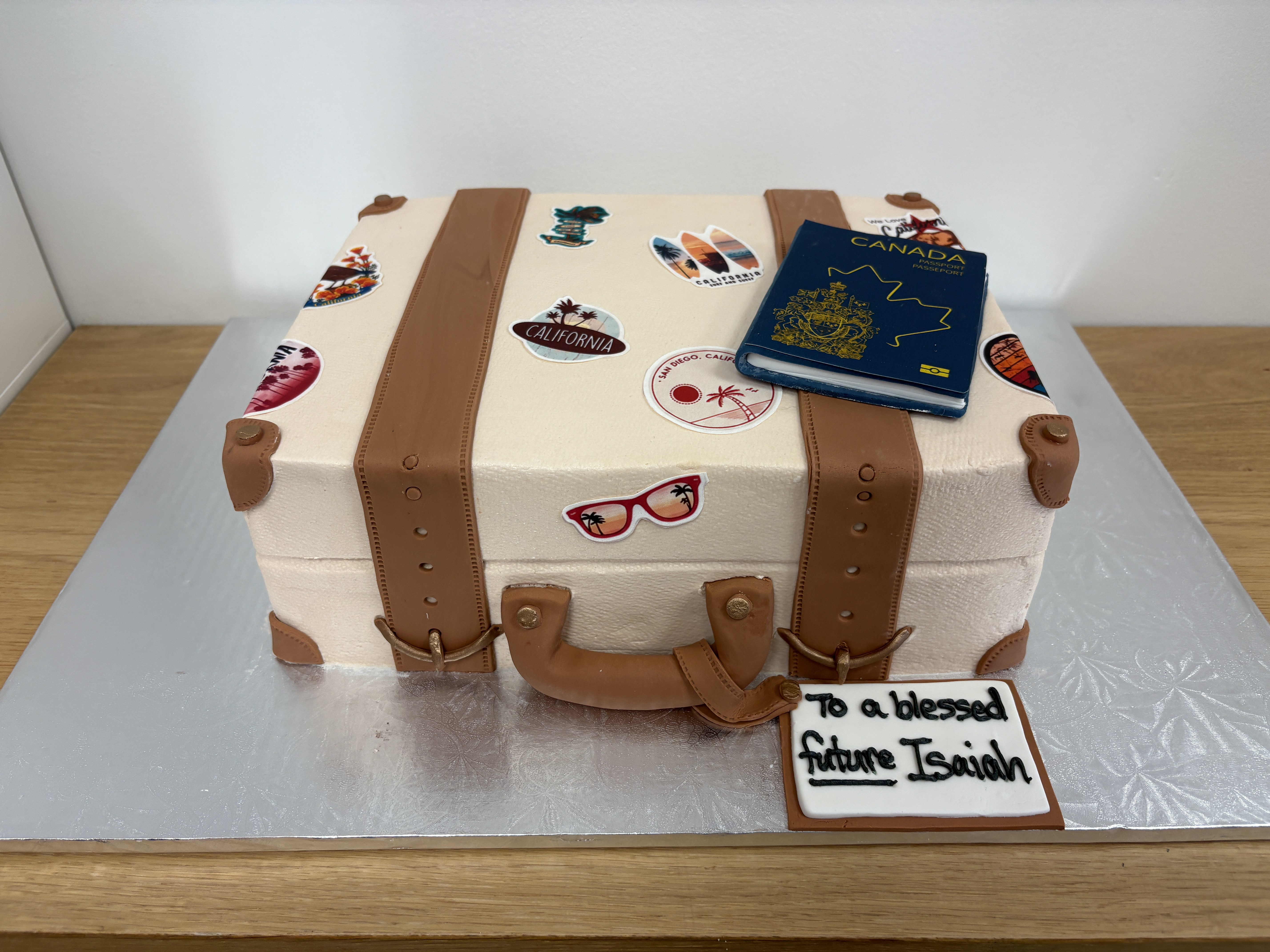Suitcase Cake