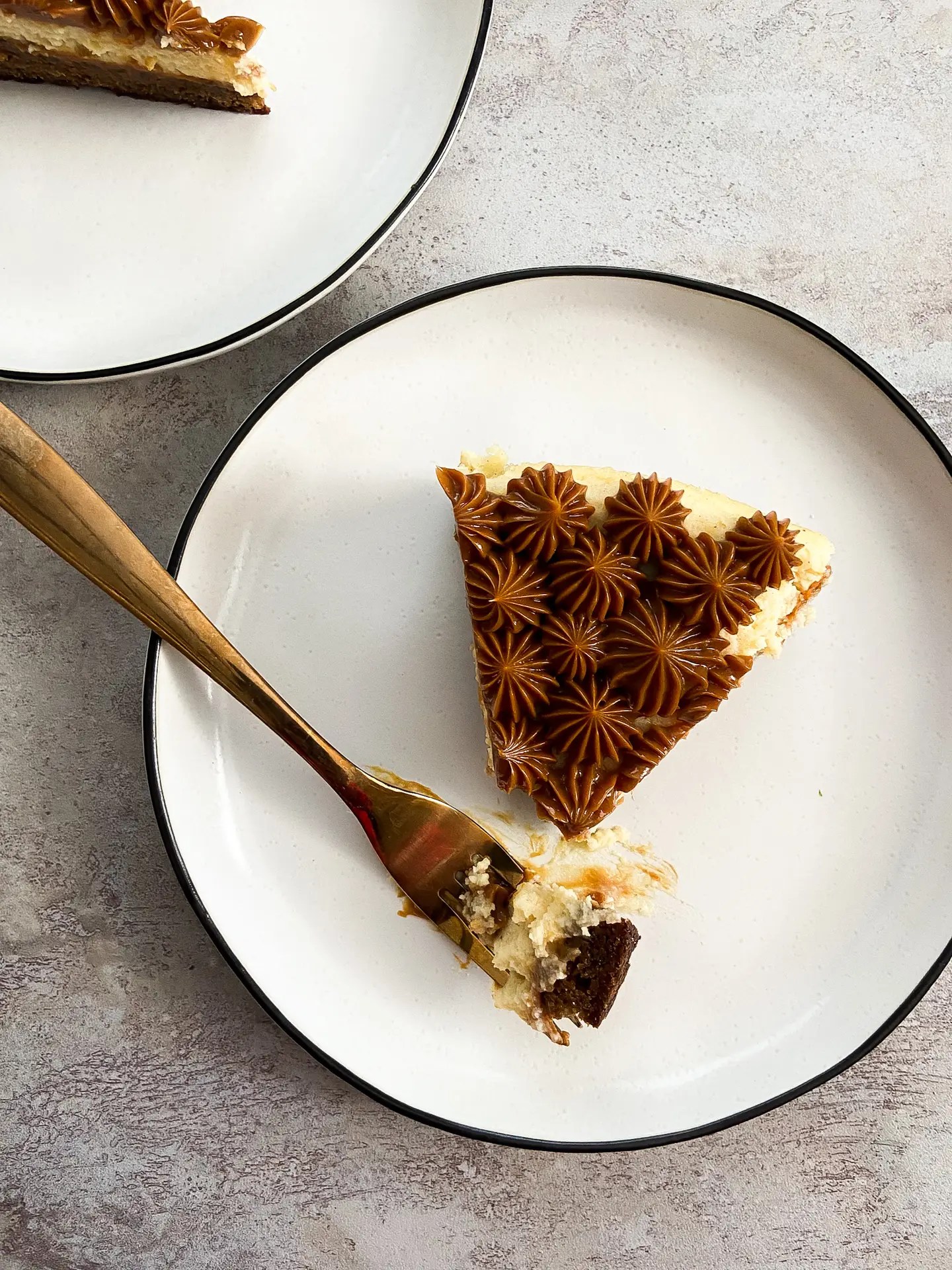 Homemade apple upside down cake