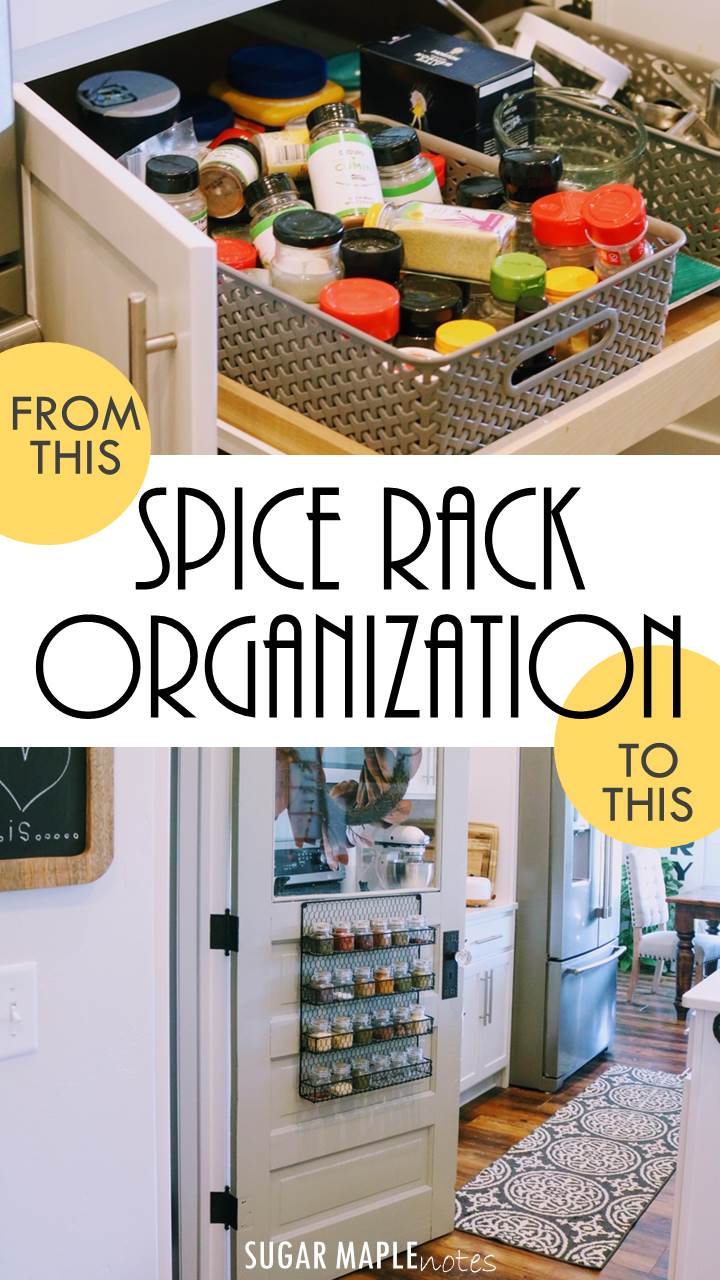 Spice Rack Organization #spicerack #kitchenorganization #spices
