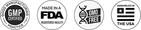 Certifications: GMP, FDA Registered, GMO Free, USA Made