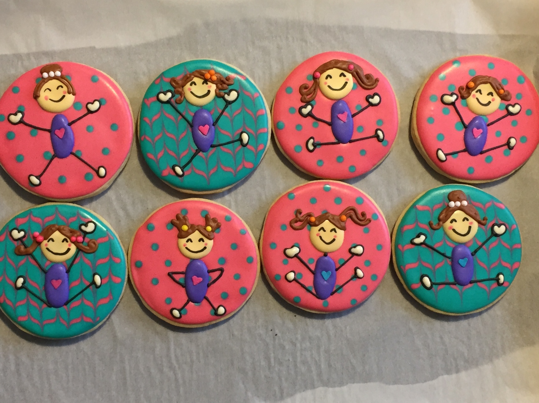 cute-gymnast-cookies-houston