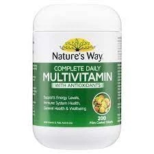 Nature’s Way Complete Daily MuLtiVitamin With Antioxidants 200  Film Coated Tablets