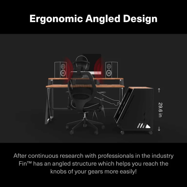 Wavebone Fin Rackmount Case 13U Studio Rackmount (2)