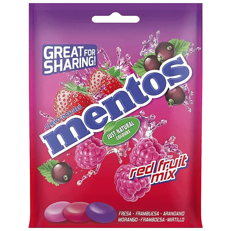 Mentos Red Fruit Mix 160g