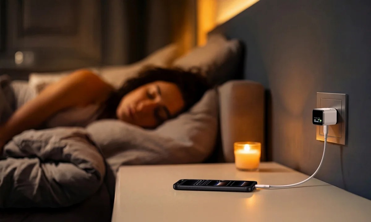 Anker A121D 45W 螢幕充電器螢幕顯示充電資訊