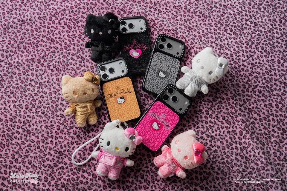 Hello Kitty 聯名系列粉嫩與曜黑配色款式