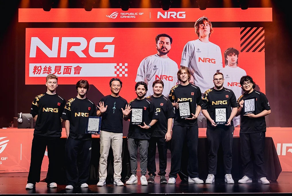 ROG玩家共和國為NRG戰隊於總部設置的專屬訓練空間