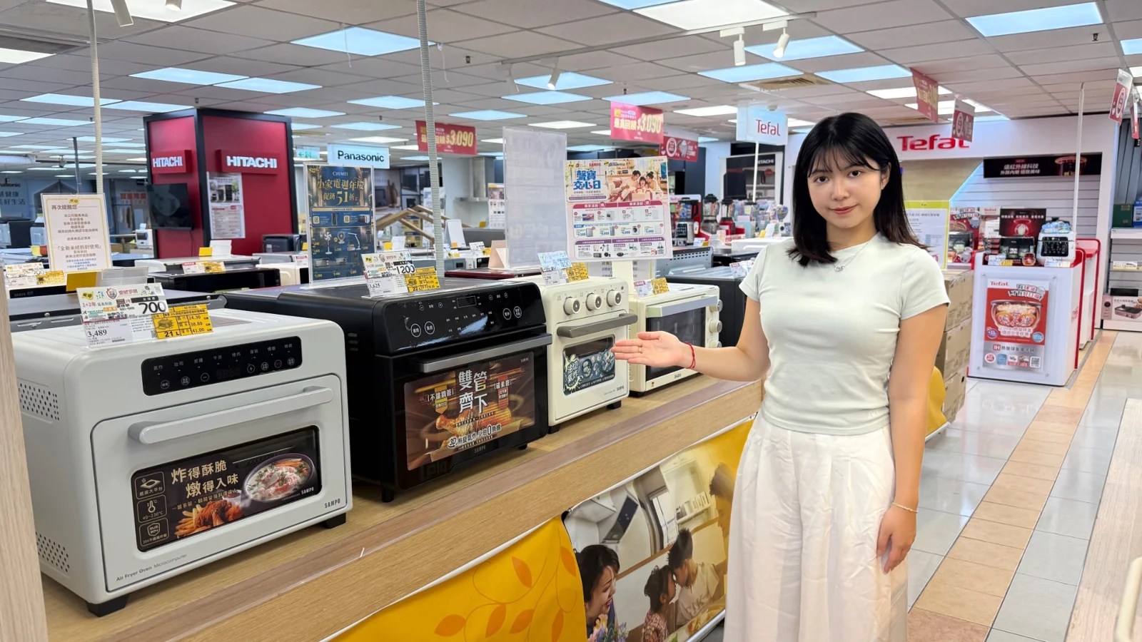 燦坤3C家電攜手聲寶舉辦五星級交心日活動宣傳照