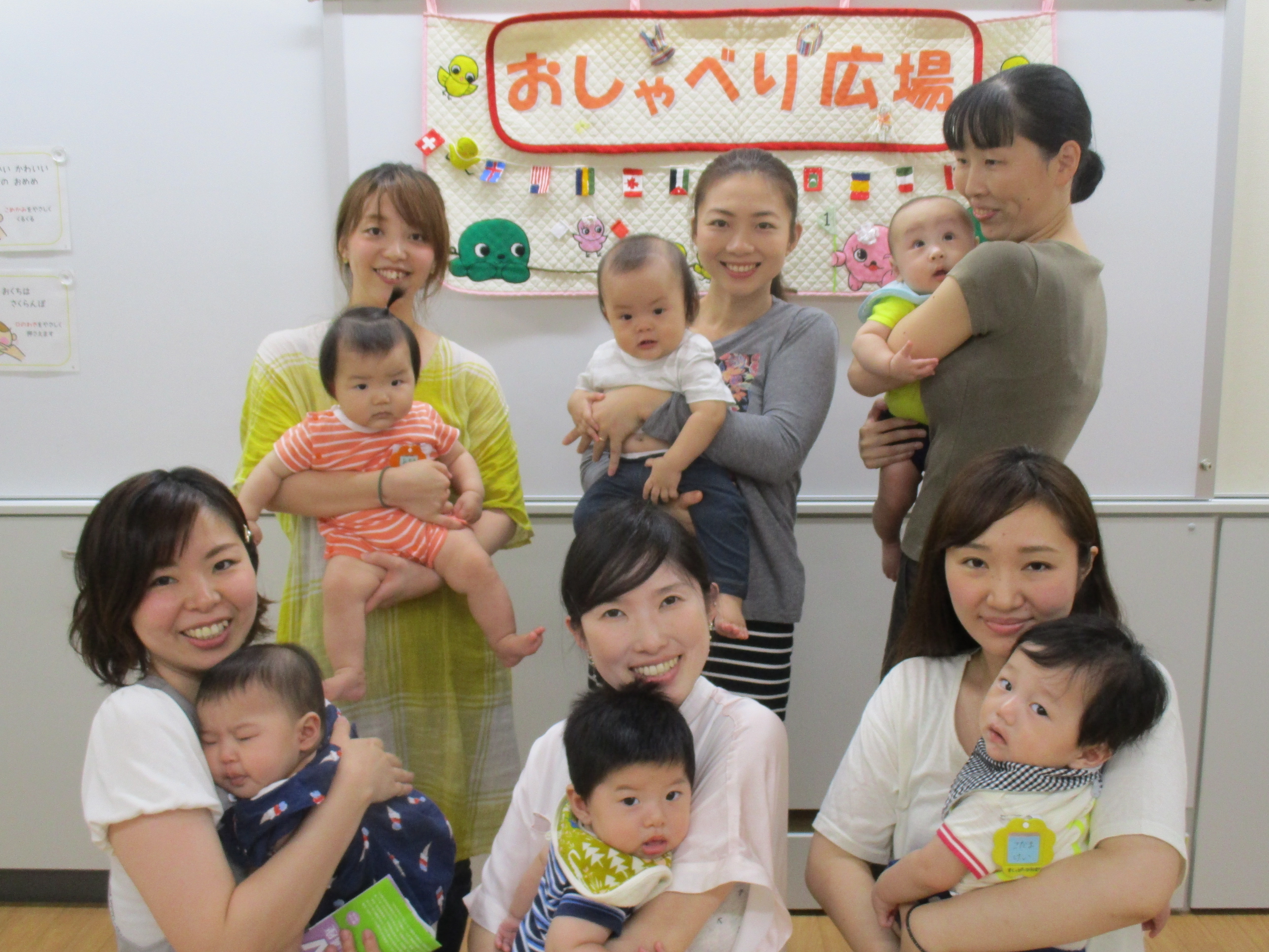 参加ママの集合写真