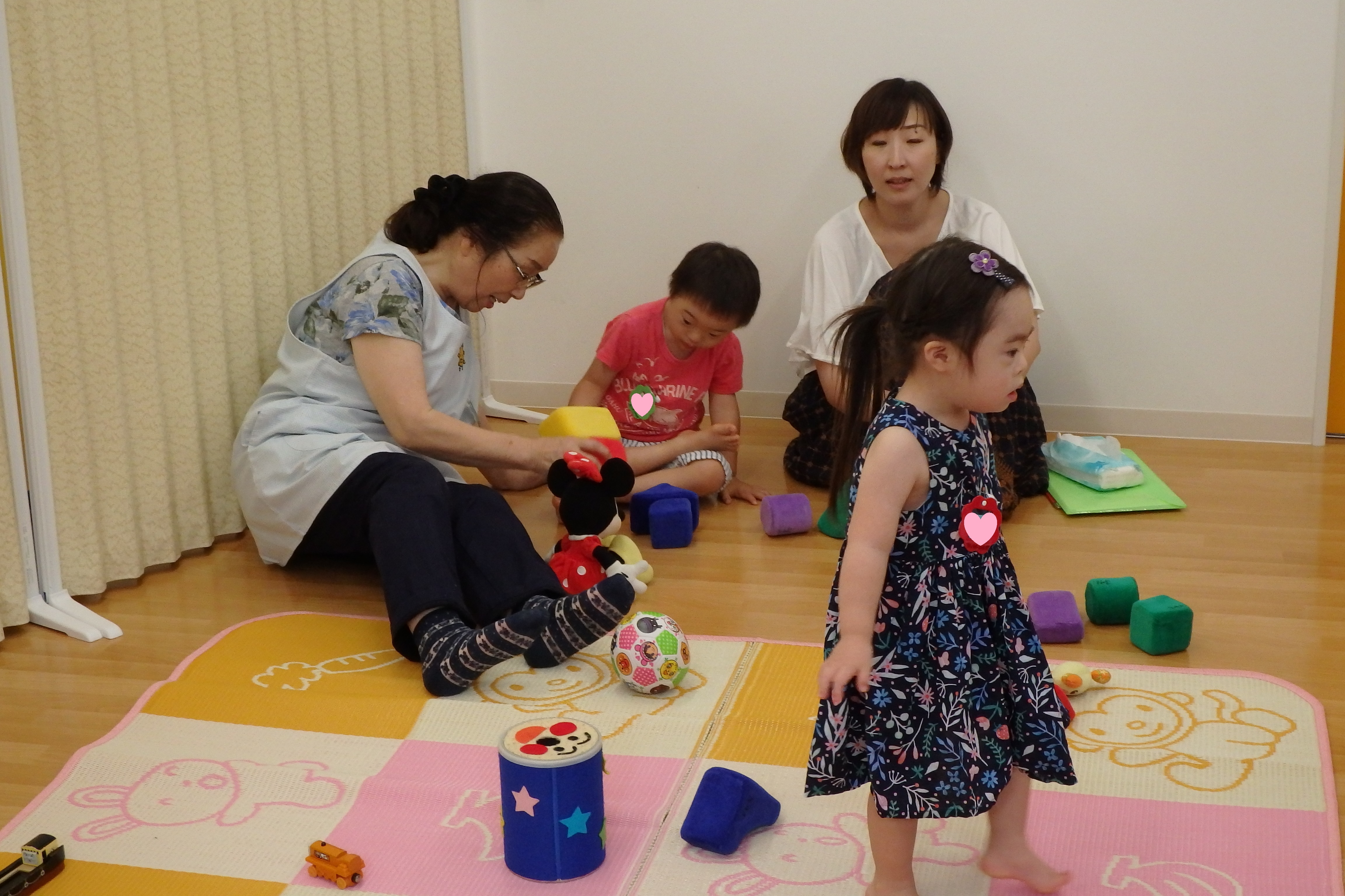 ボランティアさんの見守りもありがたいですね。