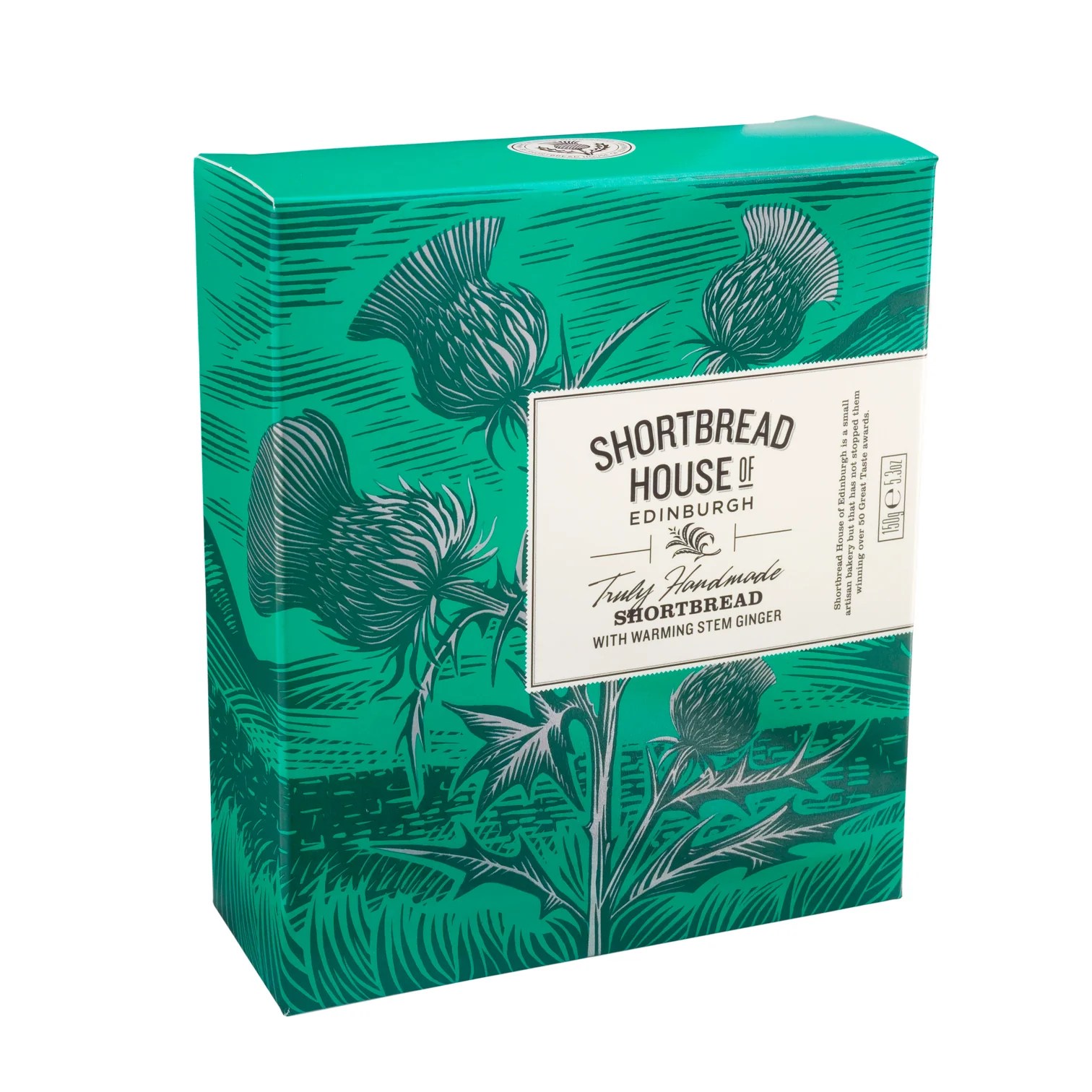 Shortbread House of Edinburgh Shortbread Mini Shortbread Biscuits with Warming Stem Ginger -- 150g