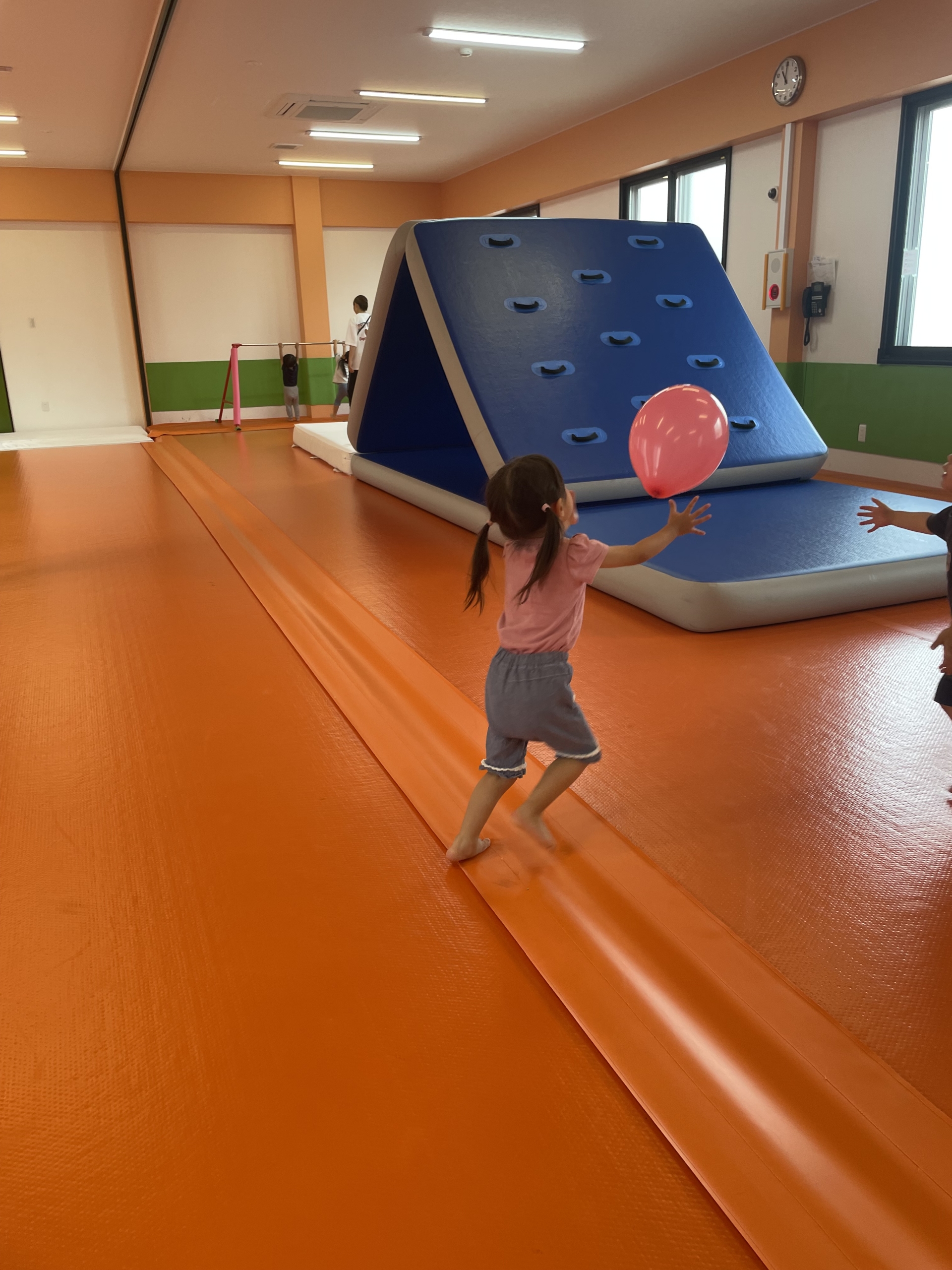 エアマットで風船🎈遊び
