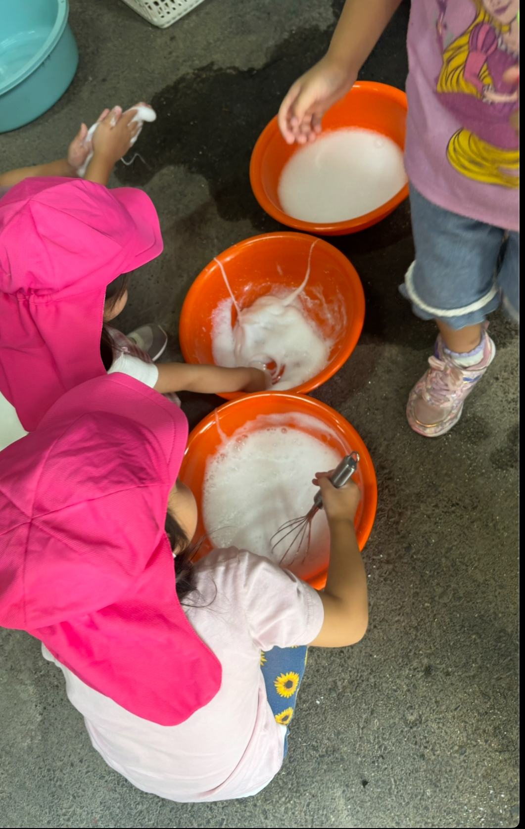 みんなで楽しくシャボン玉♬♫