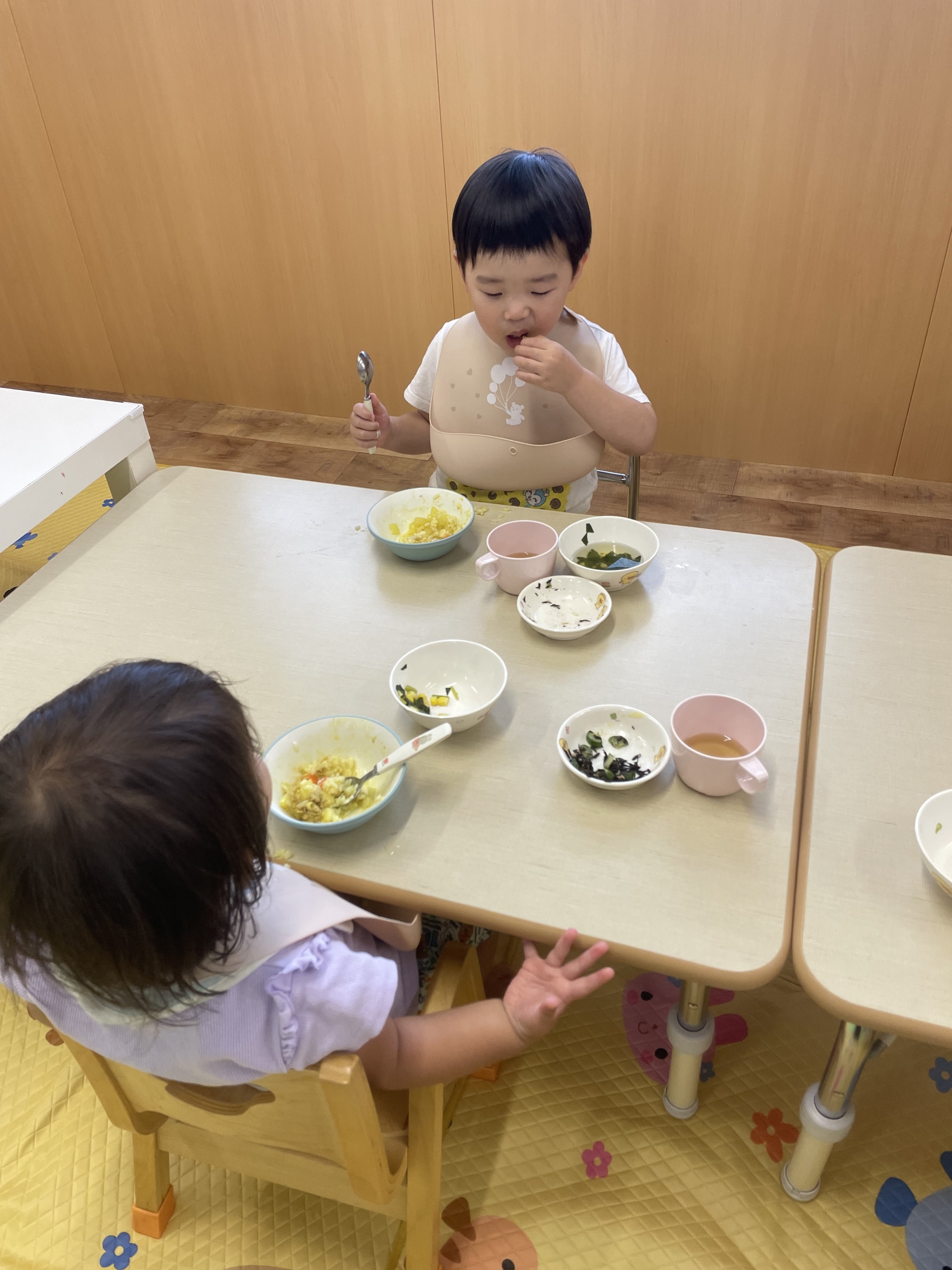 「ぜんぶおいしっ！」😃