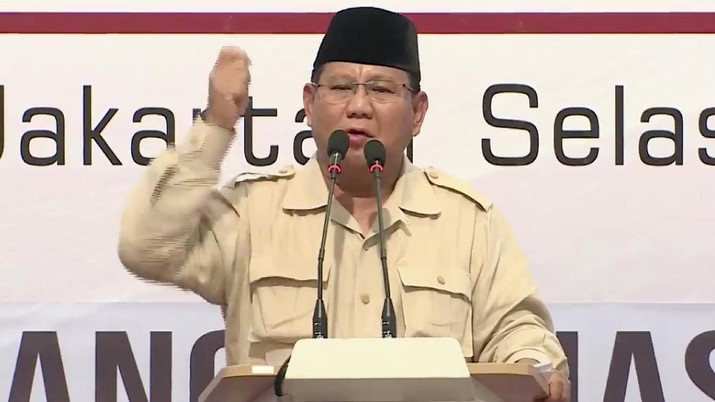 Bergetar, prabowo minta dibuatkan surat wasiat