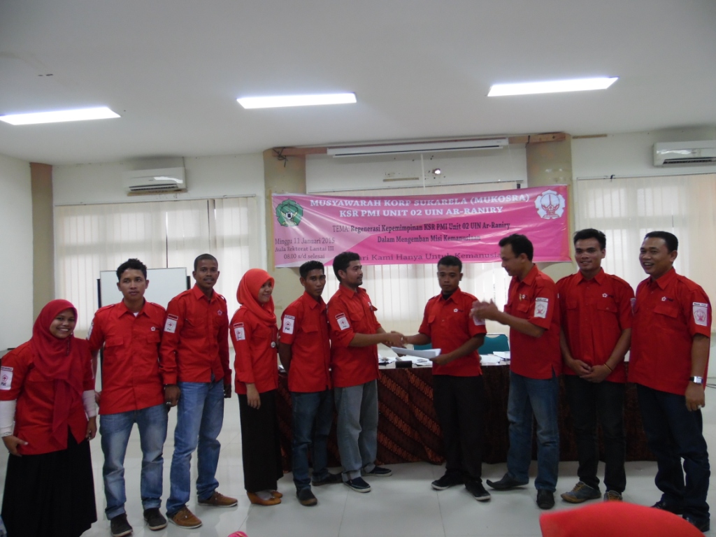 Nazaruddin, Komandan Baru KSR PMI UIN Ar-Raniry