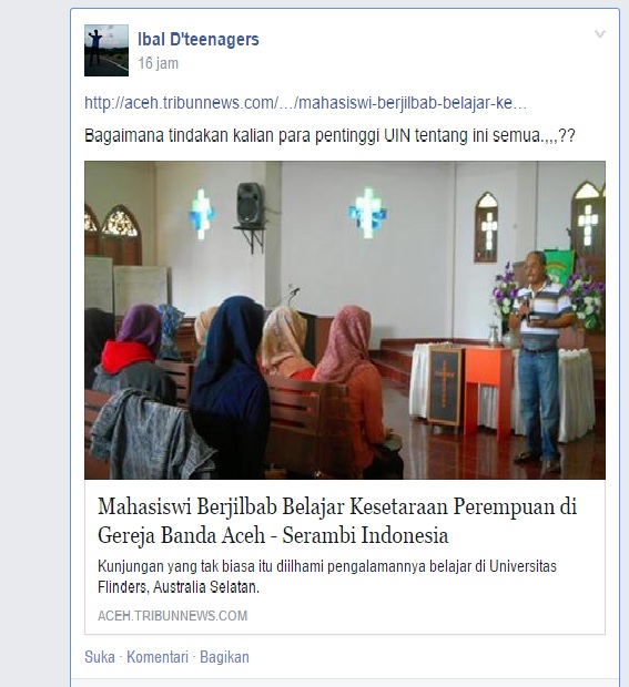 Artikel Dosen UIN Ini Heboh di Sosial Media