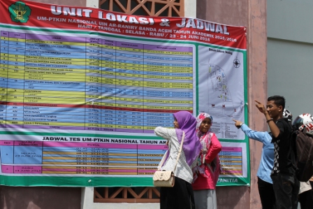 Besok, 6.396 Calon Mahasiswa Baru UIN Ar-Raniry Ikut Tes
