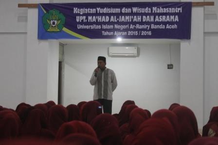 Mahasantri Ma’had al Jamiah UIN Ar-Raniry Diwisuda
