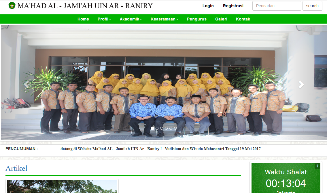 Sekarang Daftar Asrama UIN Via Online