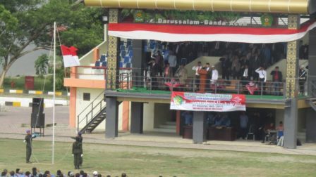 Farid Wajdhi Pimpin Upacara HUT Ke-72 RI di Stadion Kampus