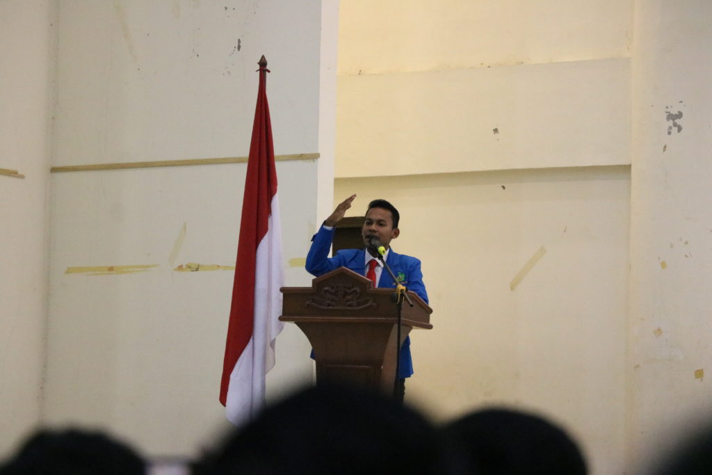 Saat Pelantikan, Ketua Dema UINAR Ungkap Kecam Kebijakan Pemerintah Tak Pro Rakyat