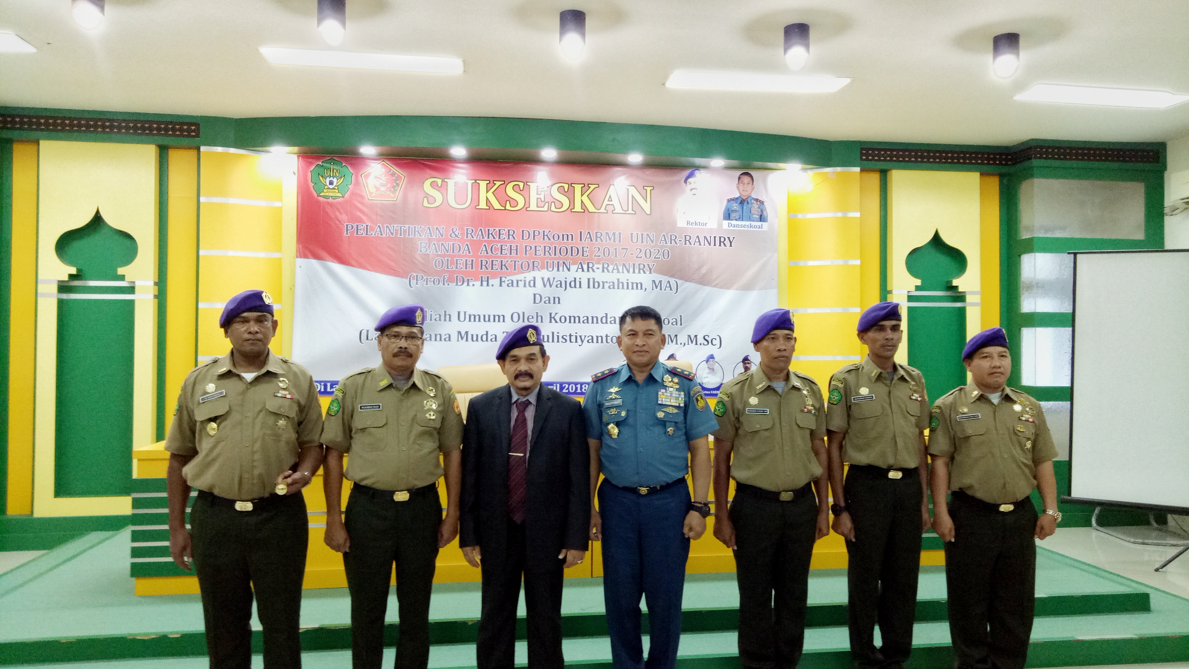 Rektor Lantik Lima DPK IARMI Periode 2017-2020