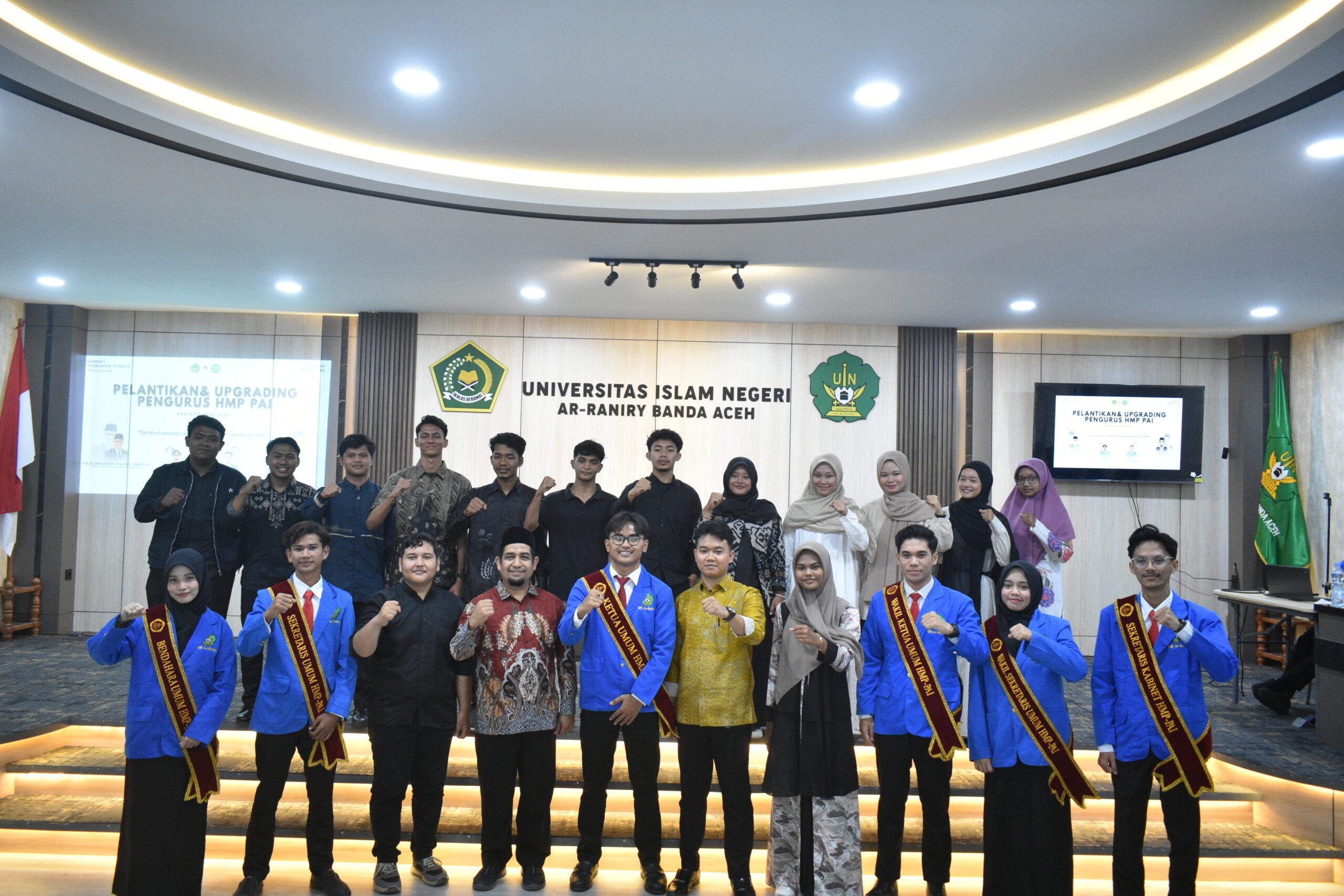 HMP PAI UIN Ar-Raniry Periode 2026-2027 Gelar Pelantikan dan Upgrading