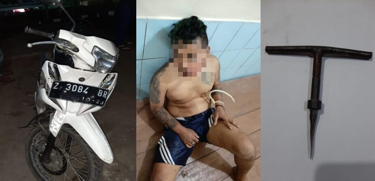Polsek Jatinangor Polres Sumedang berhasil meringkus pria berinisial GA (28) seorang warga Kecamatan Jatinangor yang diduga menjadi pelaku Curanmor pada Jumat (25/02/2023) malam.