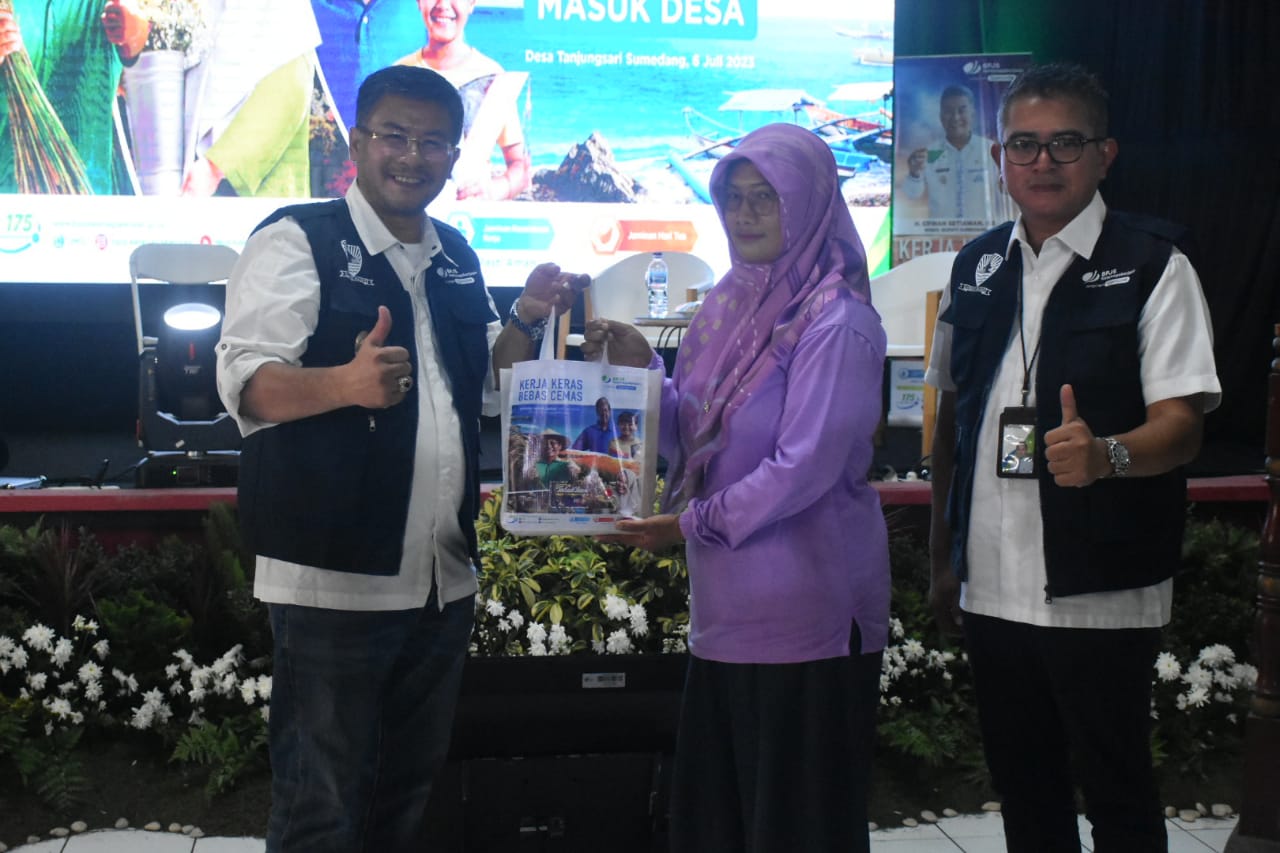 Peluncuran KKBC Masuk Desa berlangsung di Aula Kantor Desa Tanjungsari, Kecamatan Tanjungsari, Kamis (6/7/2023).