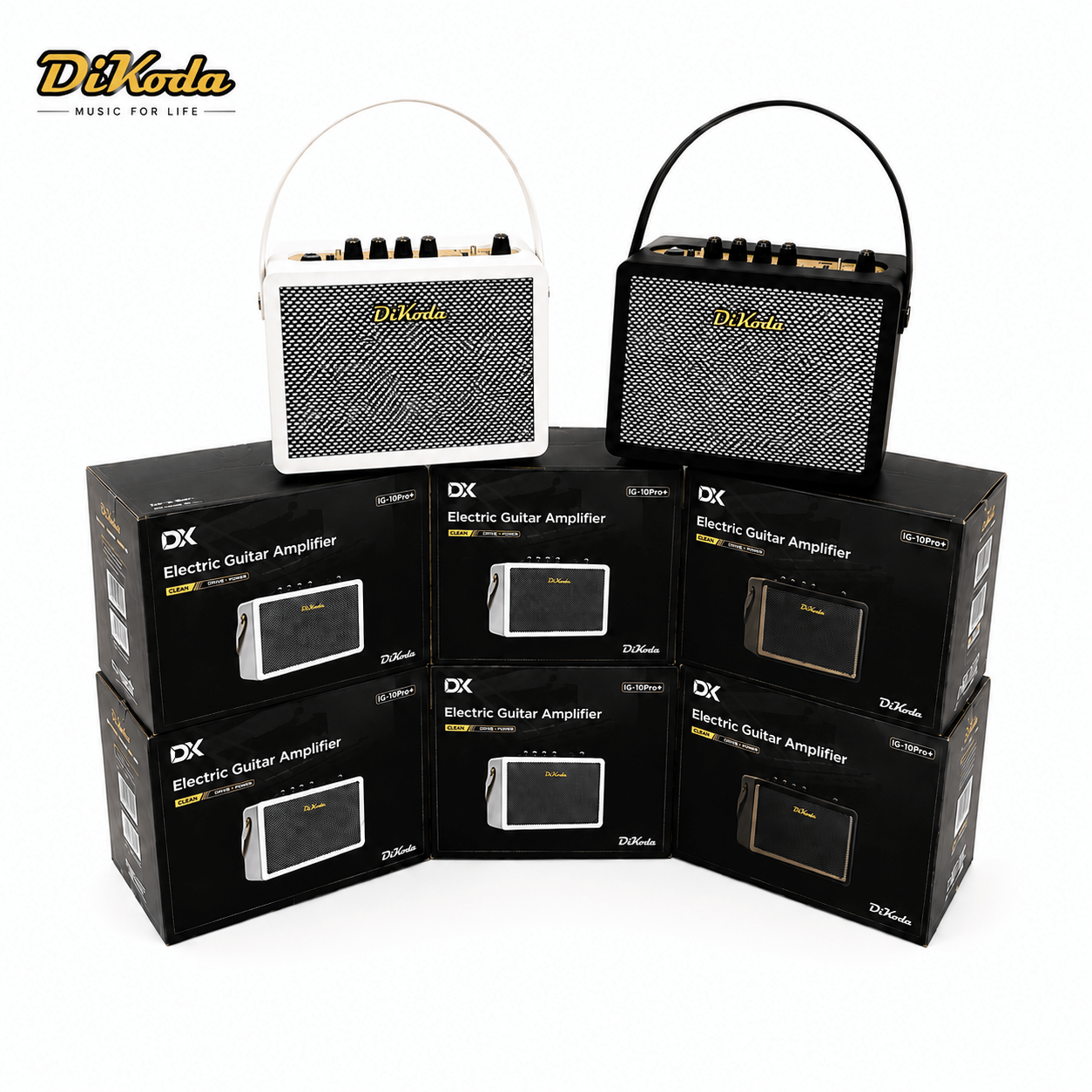 DiKoda 10 Watt Mini Amfi (Siyah ve Beyaz)