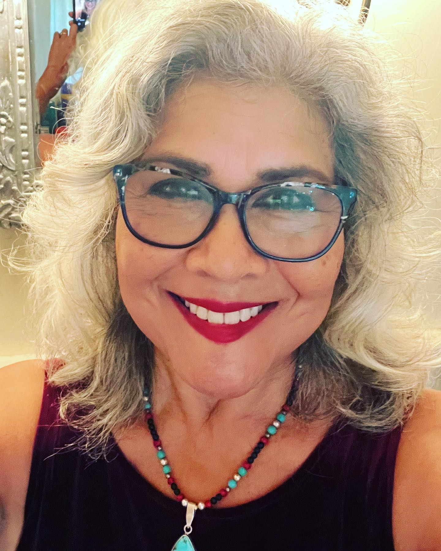 Sumi Tonooka smiling a super huge smile