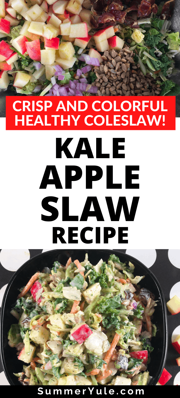 Easy kale apple slaw like you find at tropical smoothie cafe takes minutes to make and you never have to leave the house! Kale Apple Slaw Mann S Power Blend Recipe