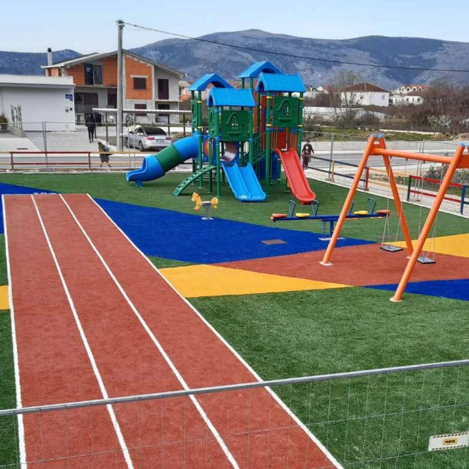 Edel Grass Colorful Turf Installation
