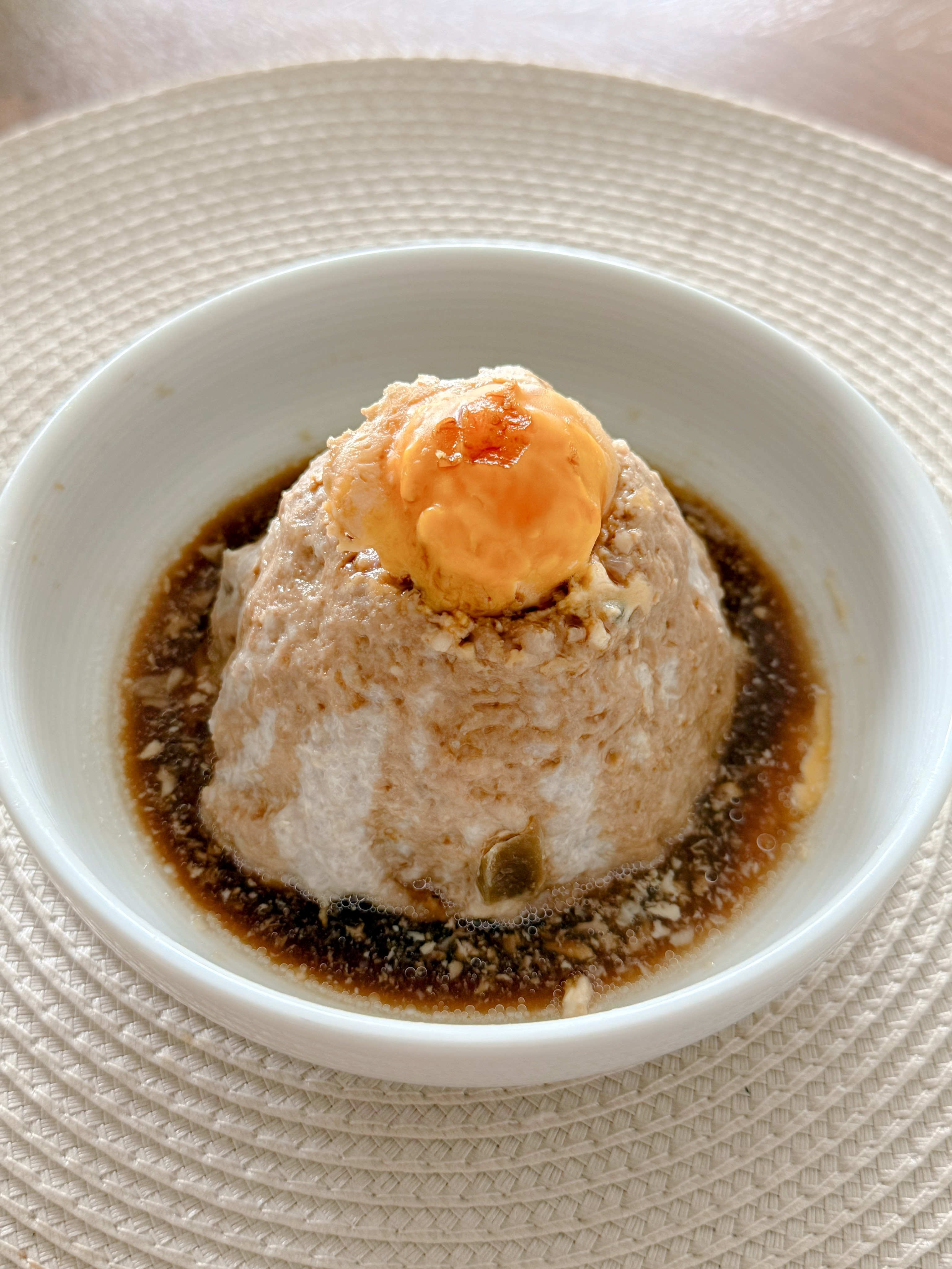 鹹蛋蒸肉餅