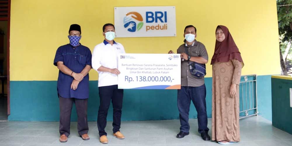 BRI Medan Renovasi Panti Asuhan Umar Bin Khattab - Vimarsana News