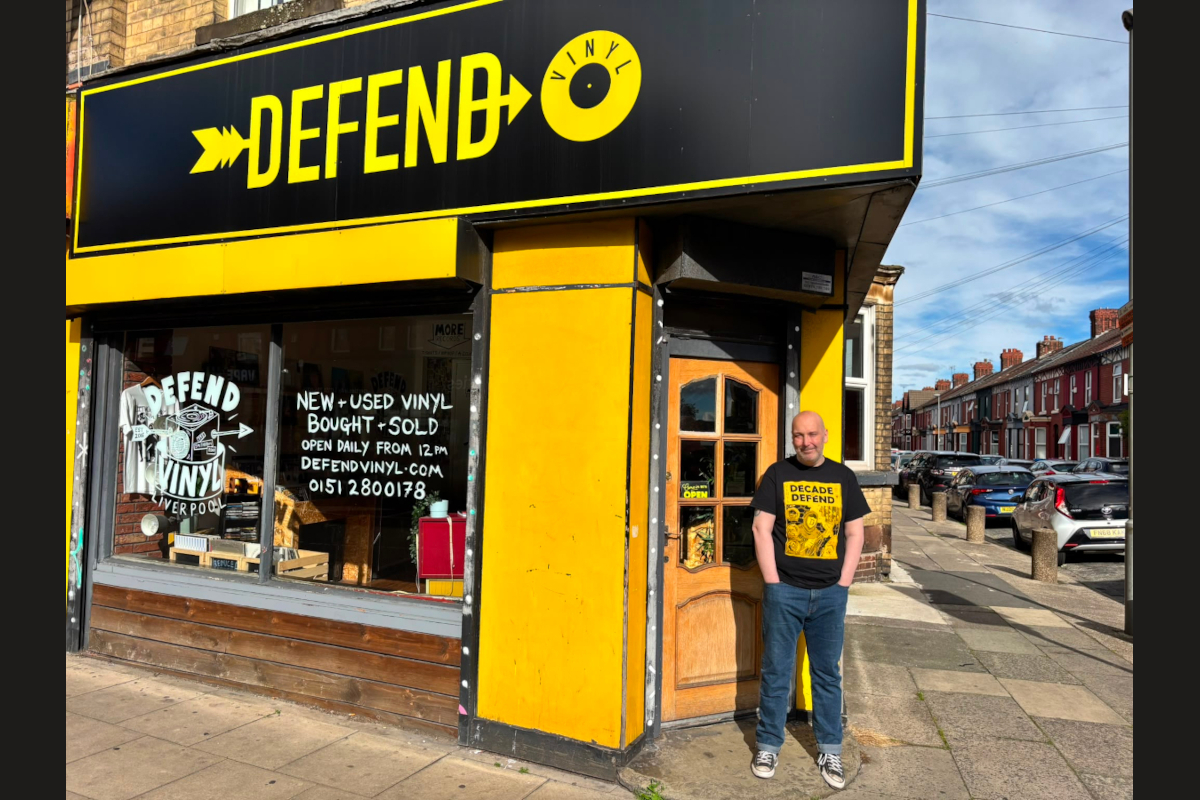 Defend Vinyl's Graham Jones (photo: Stephen Kerrison / Paul Rafferty)
