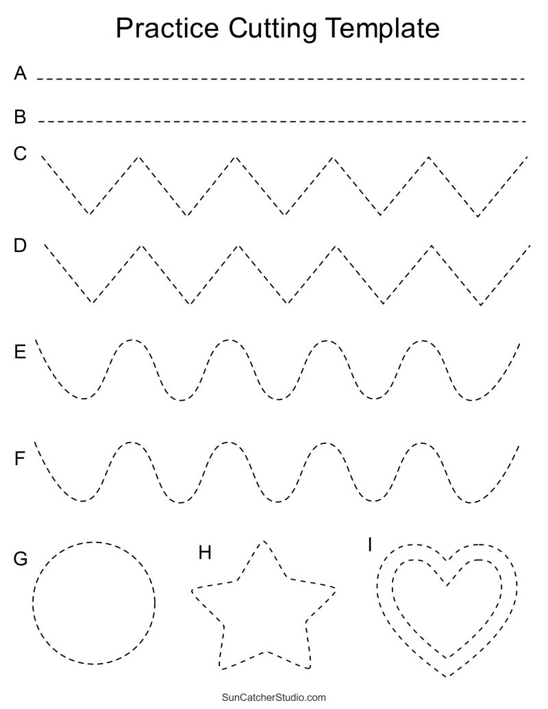 Printable Scroll Saw Practice Patterns Pattern Stencils - Premium Ocean Background Gallery - Mobile