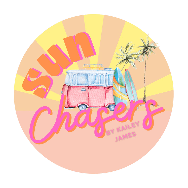 Sun Chasers Blank Entourage - Minimal Art Collection - Mobile Quality