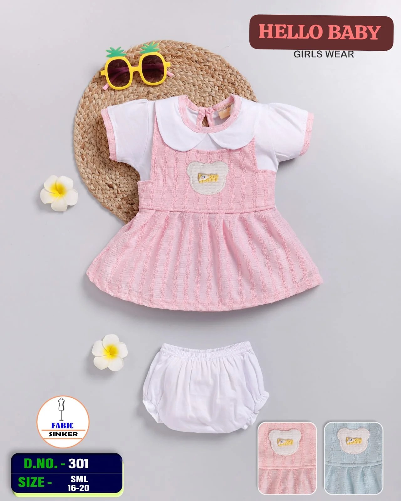 301-SML-H/S-MINI HELLO BABY