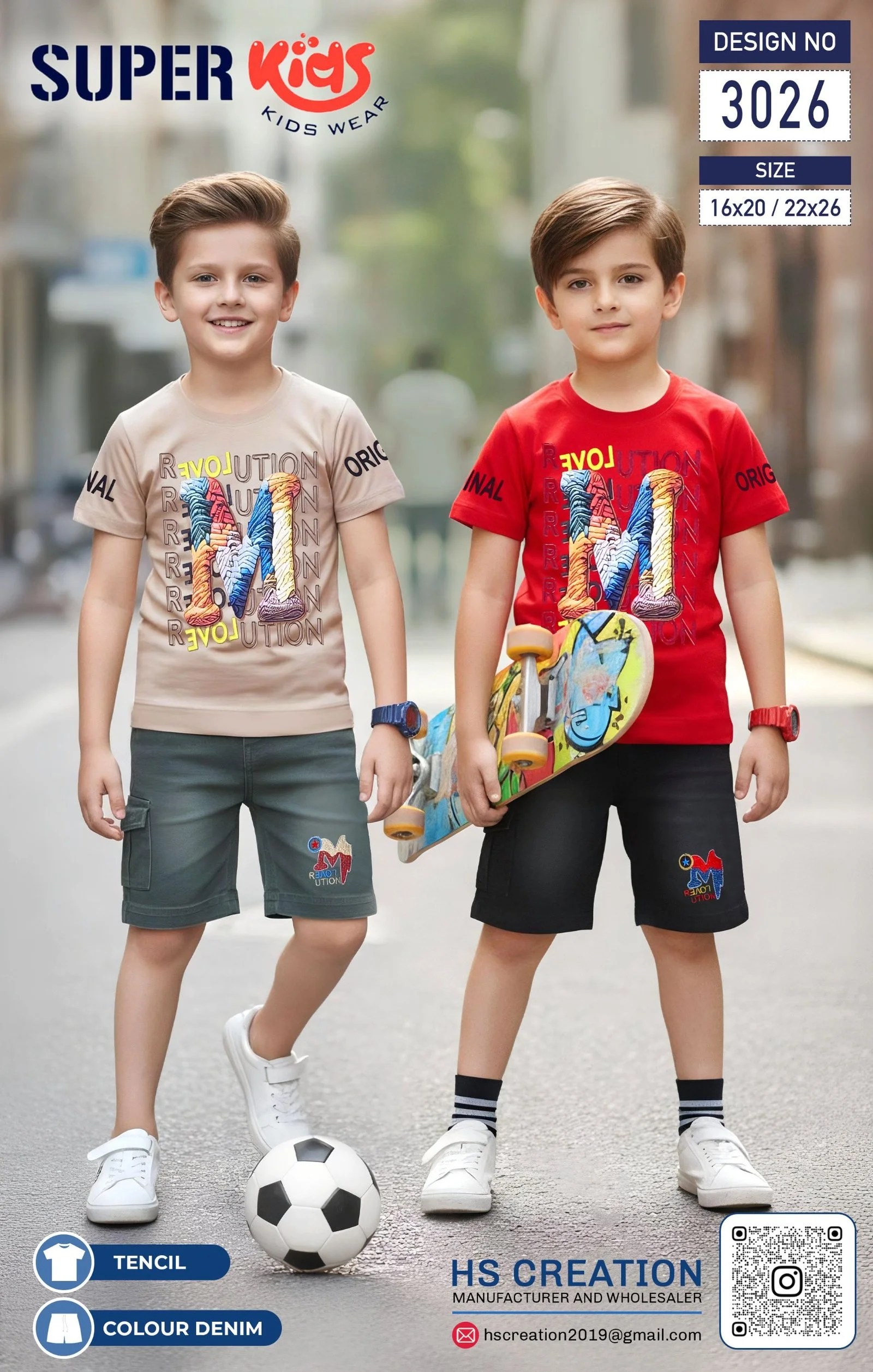3026-16/20-H/S-SUPER KIDS