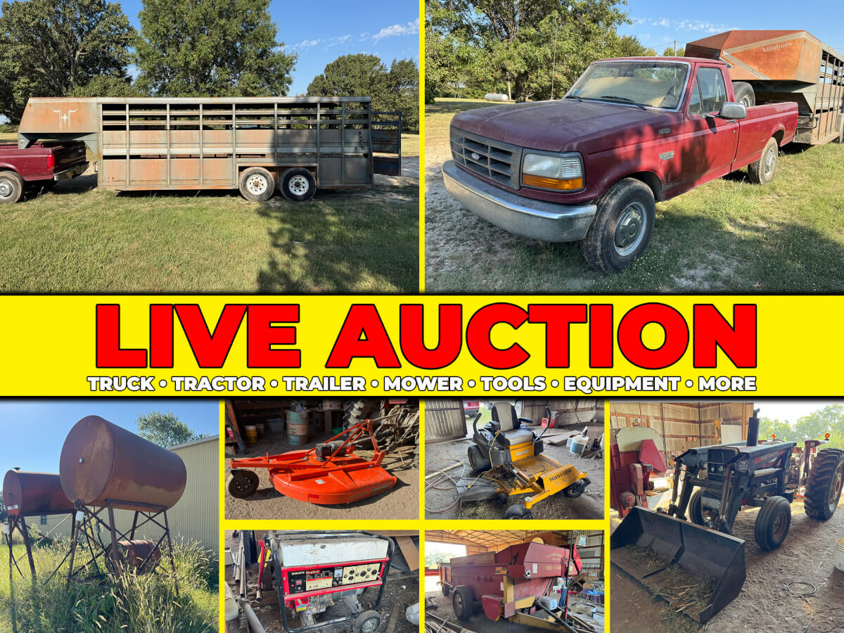 Brick house on 9.6 acres south of Whitewater in Butler County, Kansas Sundgren Realty & Auction
