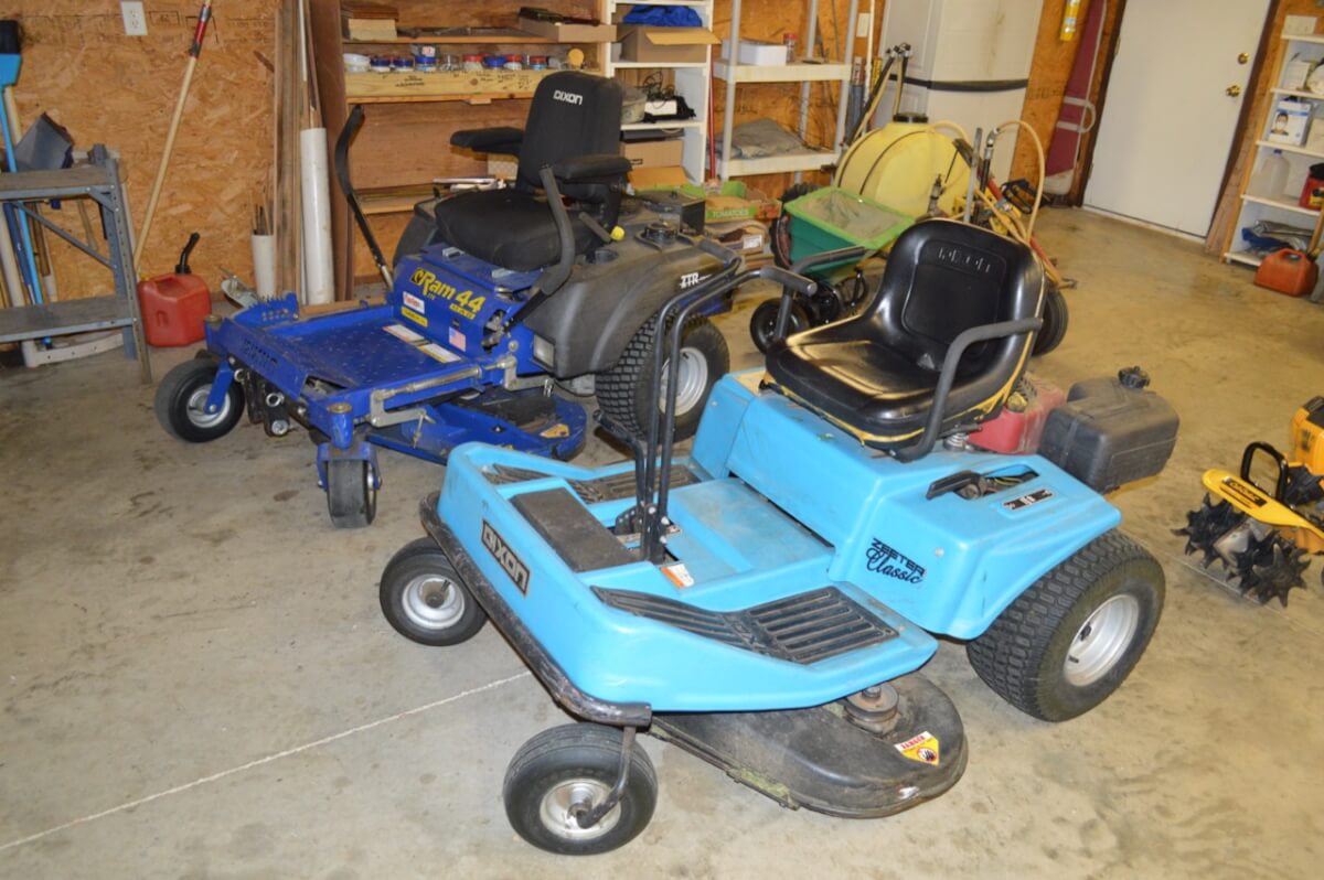 Dixon ZTRs, Guns, Appliances, Tools, Equipment Auction Near El