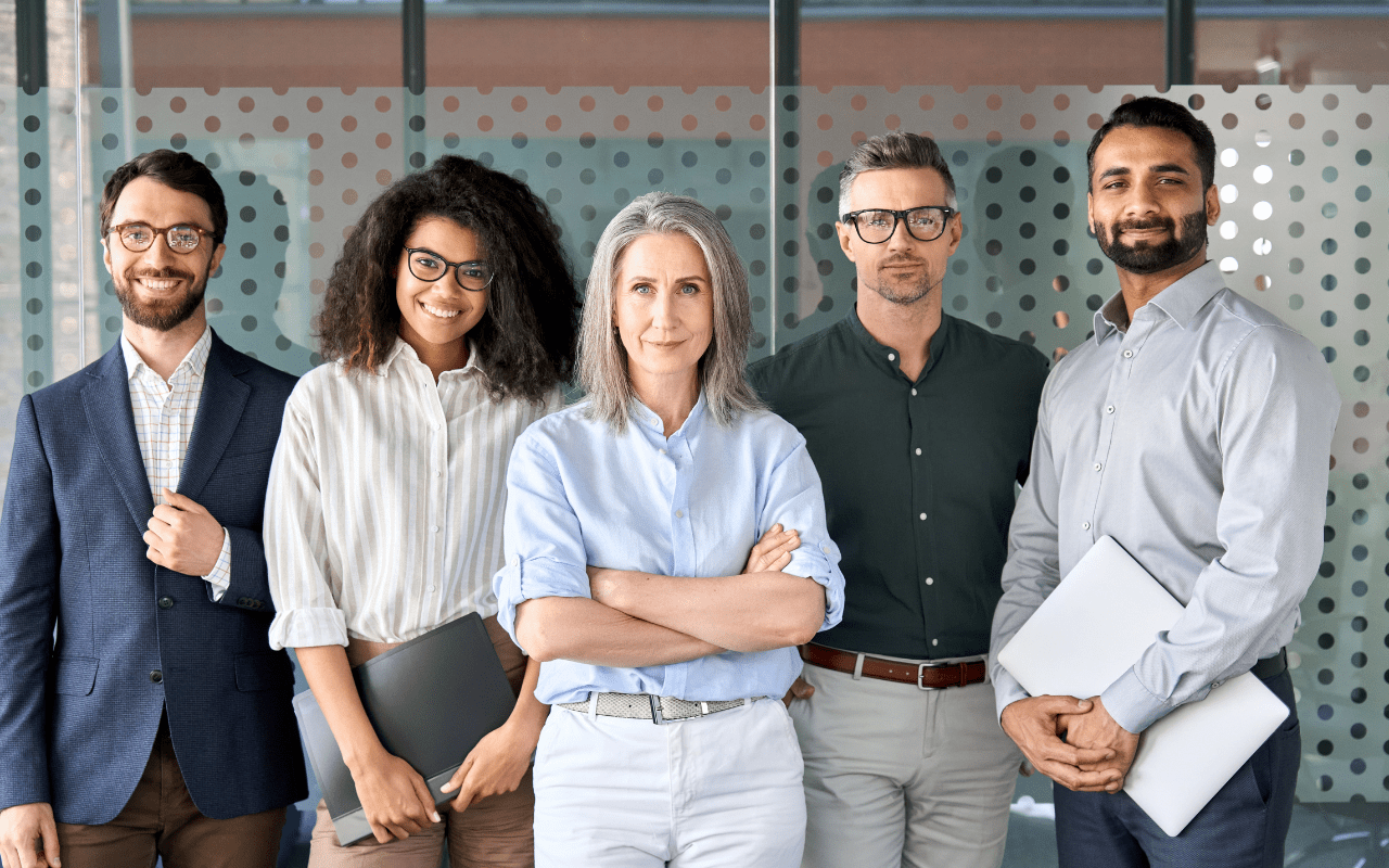 Different generations in the workforce.