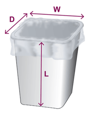 Square Container Layflat Bag