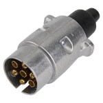 7 Pin Round Aluminium Plug 7 Pin Round Aluminium Plug