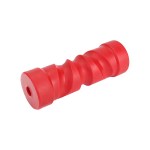 Poly Soft Roller 6" Self Centering Roller 17mm Bore Red Poly Soft Roller 6" Self Centering Roller 17mm Bore Red